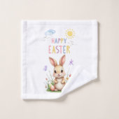 Ensemble de serviettes de bain Bunny de Pâques (Gant de toilette)