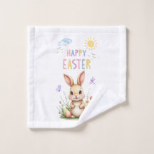 Ensemble de serviettes de bain Bunny de Pâques
