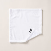 Ensemble de serviettes de bain Cactus Plante Black (Gant de toilette)