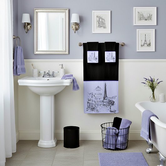 Ensemble de serviettes de bain Cafe Paris