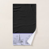 Ensemble de serviettes de bain Cafe Paris (Serviette à main)