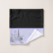 Ensemble de serviettes de bain Cafe Paris (Gant de toilette)