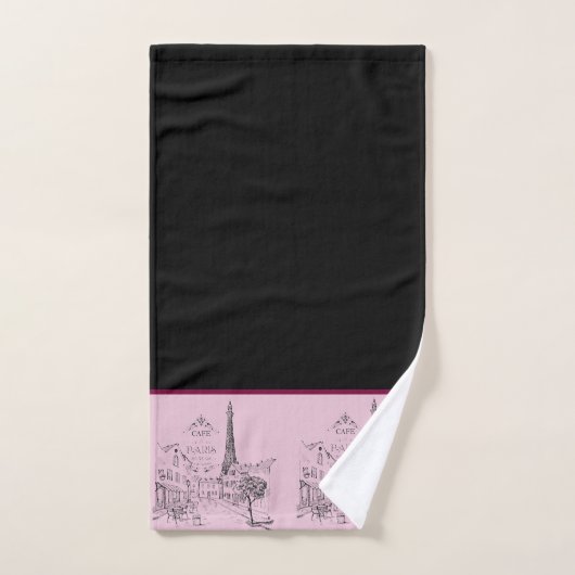Ensemble de serviettes de bain Café Paris (Serviette à main)