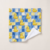 Ensemble de serviettes de bain canard en caoutchou (Gant de toilette)