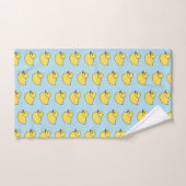 Ensemble de serviettes de bain Canard Jaune (Serviette à main)
