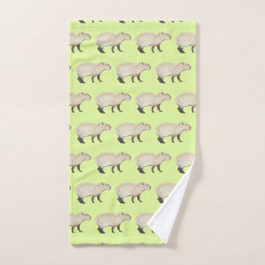 Ensemble de serviettes de bain Capybara (Serviette à main)