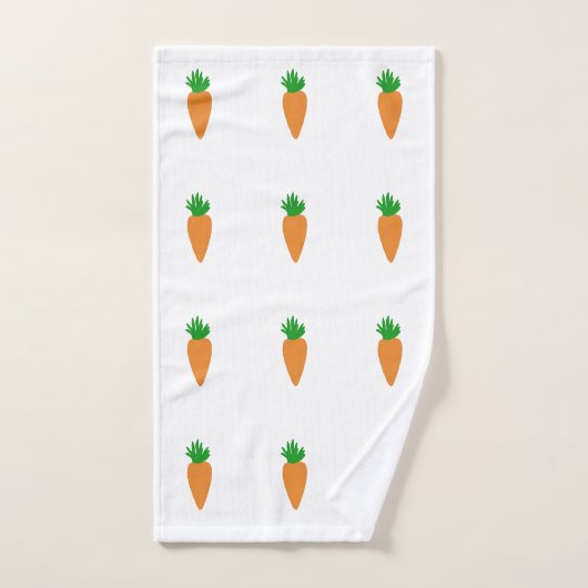 Ensemble de serviettes de bain "Carottes" (Serviette à main)