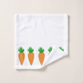 Ensemble de serviettes de bain "Carottes" (Gant de toilette)