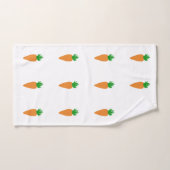 Ensemble de serviettes de bain "Carottes" (Serviette à main)