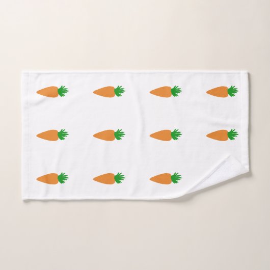 Ensemble de serviettes de bain "Carottes" (Serviette à main)