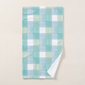 Ensemble de serviettes de bain Carrés géométriques (Serviette à main)