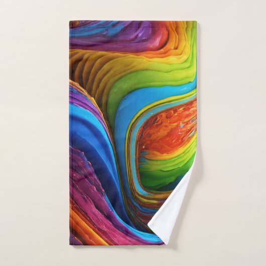 Ensemble de serviettes de bain Cascade couleur (Serviette à main)