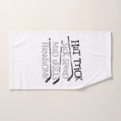 Ensemble de serviettes de bain casquette Trick (ho (Serviette à main)