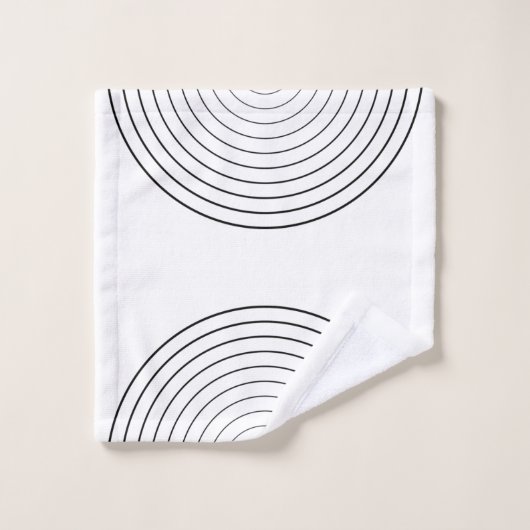 Ensemble de serviettes de bain Cercles (Gant de toilette)