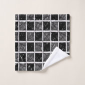 Ensemble de serviettes de bain Checkers (Gant de toilette)