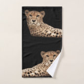Ensemble de serviettes de bain Cheetah Cat (Serviette à main)