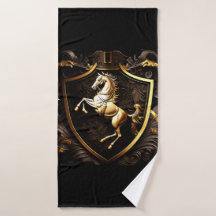 Ensemble de serviettes de bain Cheval cabré hérald