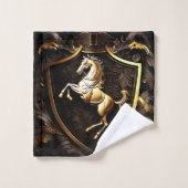 Ensemble de serviettes de bain Cheval cabré hérald (Gant de toilette)
