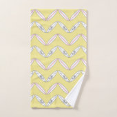 Ensemble de serviettes de bain Chevron Surfboard B (Serviette à main)