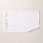 Ensemble de serviettes de bain chic moderne en tex (Serviette à main)