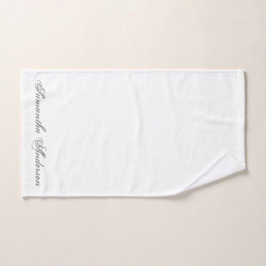 Ensemble de serviettes de bain chic moderne en tex (Serviette à main)