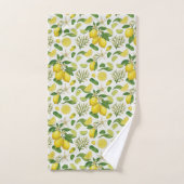 Ensemble de serviettes de bain Citron Méditerranée (Serviette à main)