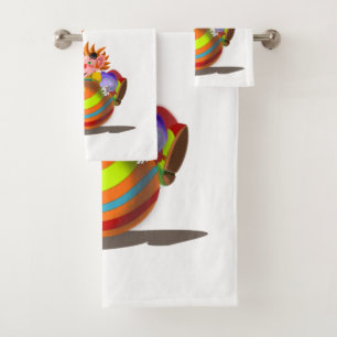 Ensemble de serviettes de bain clown