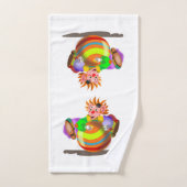 Ensemble de serviettes de bain clown (Serviette à main)