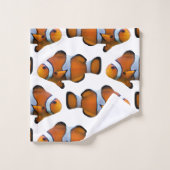 Ensemble de serviettes de bain Clownfish Frenzy (Gant de toilette)