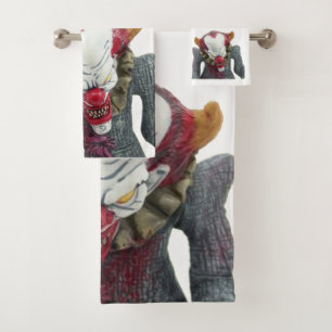 Ensemble de serviettes de bain clowns