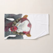 Ensemble de serviettes de bain clowns (Serviette à main)