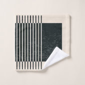 Ensemble de serviettes de bain "Contemporary Black (Gant de toilette)