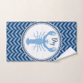 Ensemble de serviettes de bain côtières au bleu na (Serviette à main)