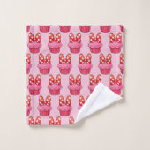 Ensemble de serviettes de bain Cupcake (Gant de toilette)
