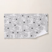 Ensemble de serviettes de bain Dalmatien avec patt (Serviette à main)