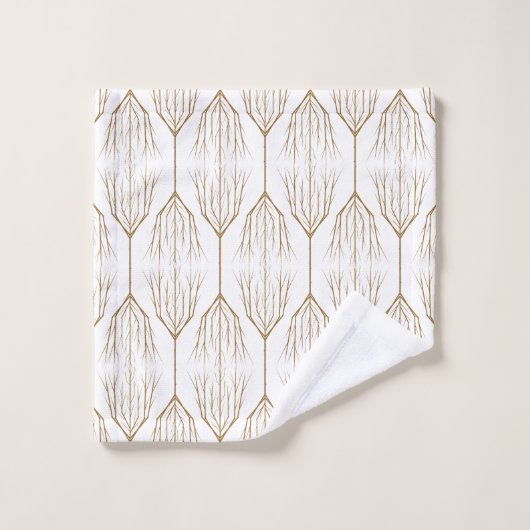 Ensemble de serviettes de bain d'arbres d'hiver (Gant de toilette)