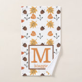 Ensemble de serviettes de bain d'automne (Serviette à main)