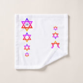 Ensemble de serviettes de bain David Star Monogram (Gant de toilette)