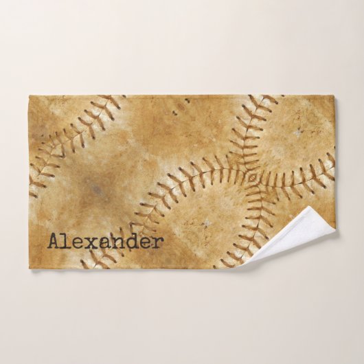 Ensemble de serviettes de bain de base-ball de spo (Serviette à main)
