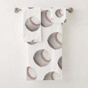 Ensemble de serviettes de bain de baseball