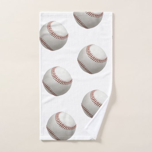Ensemble de serviettes de bain de baseball (Serviette à main)
