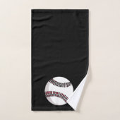 Ensemble de serviettes de bain de baseball. (Serviette à main)