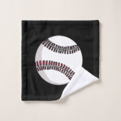 Ensemble de serviettes de bain de baseball. (Gant de toilette)
