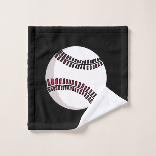 Ensemble de serviettes de bain de baseball. (Gant de toilette)