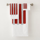 Ensemble de serviettes de bain de baseball America (En situation)
