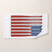 Ensemble de serviettes de bain de baseball America (Serviette à main)