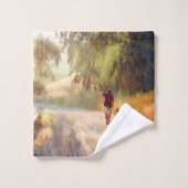 Ensemble de serviettes de bain de CHIEN HEAVEN (Gant de toilette)