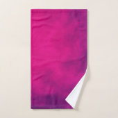 Ensemble de serviettes de bain de couleur rose néo (Serviette à main)