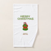 Ensemble de serviettes de bain de Cupcake de Noël (Serviette à main)