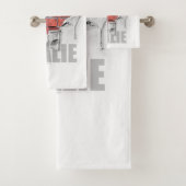 Ensemble de serviettes de bain de gardien de gardi (En situation)